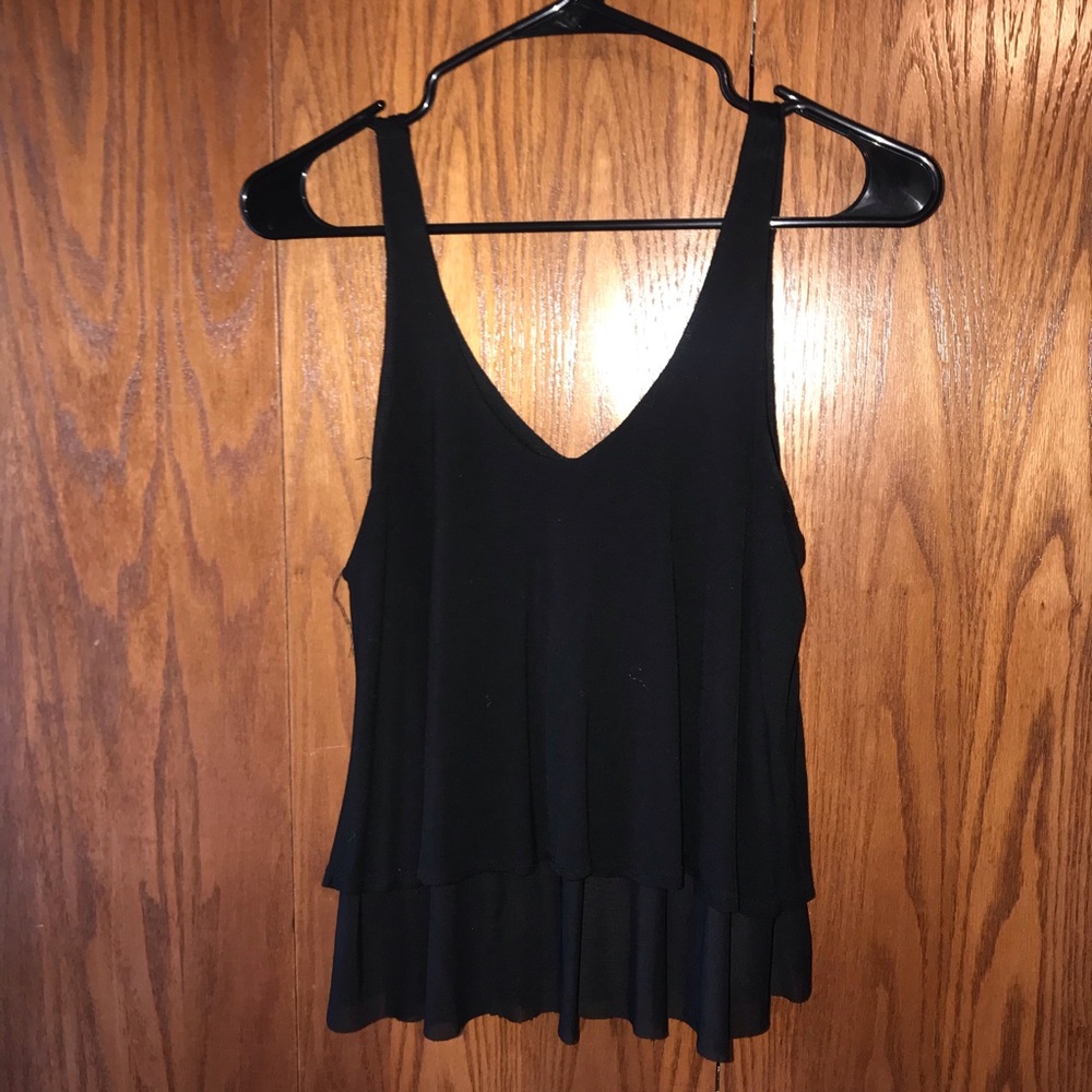 Black Papaya Layered Tank